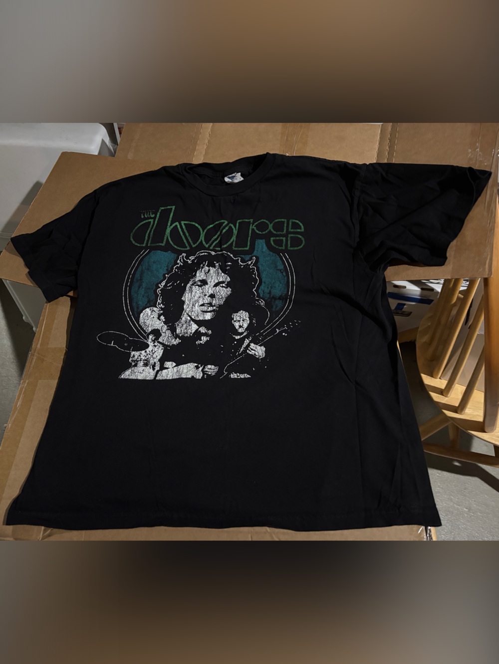 The Doors Band Short Sleeve Graphic Tee - Black